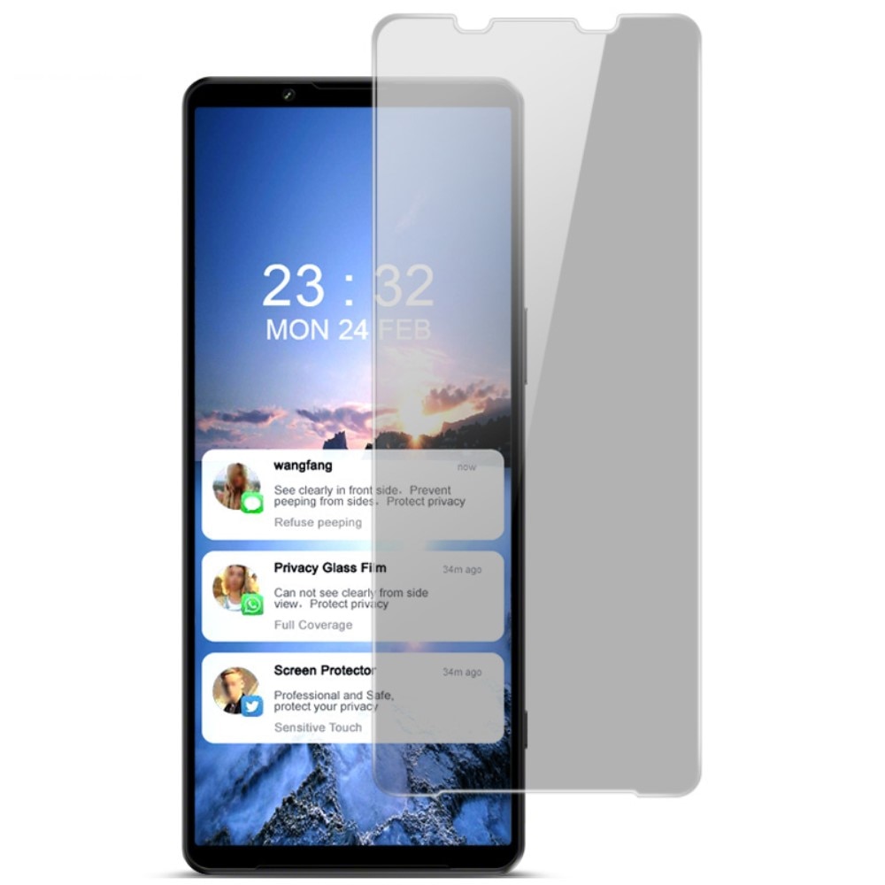 Heltäckande Privacy Skärmskydd Sony Xperia 1 IV