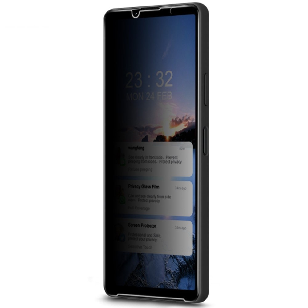 Heltäckande Privacy Skärmskydd Sony Xperia 10 IV