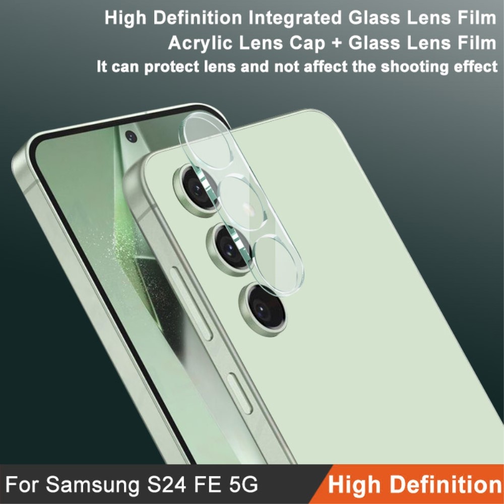 Härdat Glas 0.2mm Linsskydd Samsung Galaxy S24 FE Genomskinlig