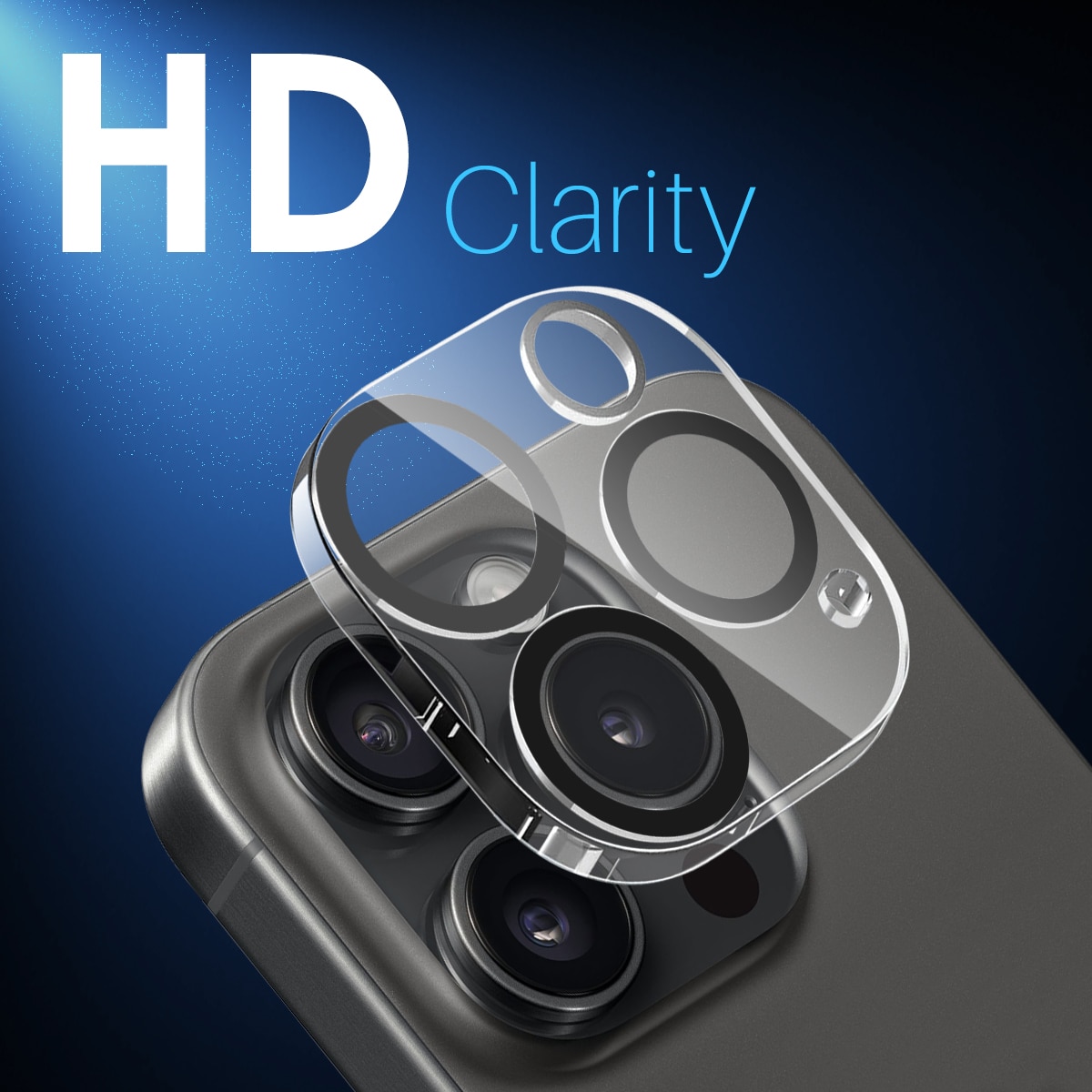 Kameraskydd Härdat Glas iPhone 16 Pro Max (2-pack)