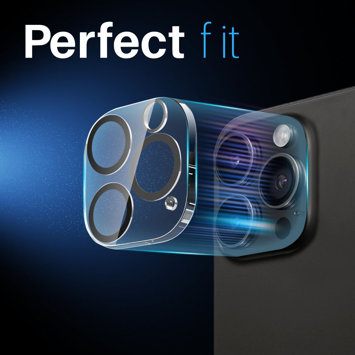 Kameraskydd Härdat Glas iPhone 16 Pro Max (2-pack)