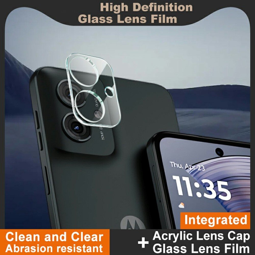 Härdat Glas 0.2mm Linsskydd Motorola Moto G55 Genomskinlig