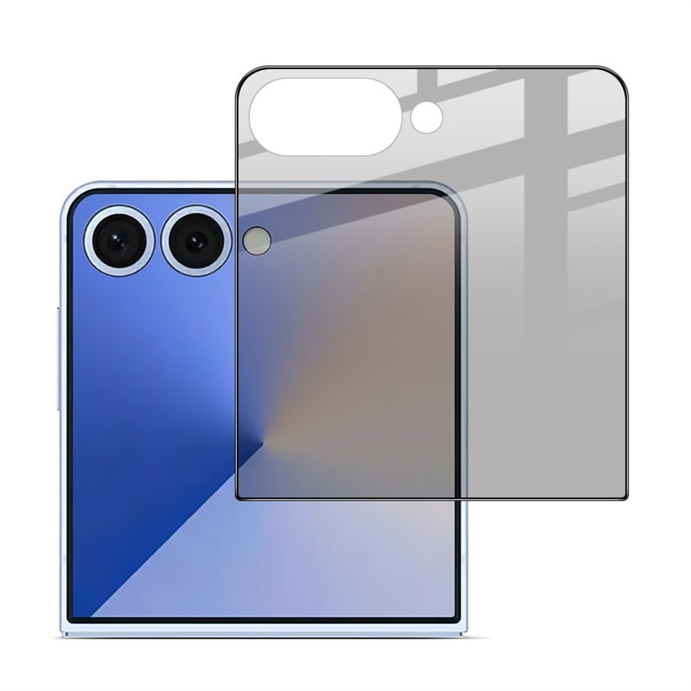 Privacy Härdat Glas Ytterskärmskydd Samsung Galaxy Z Flip 7
