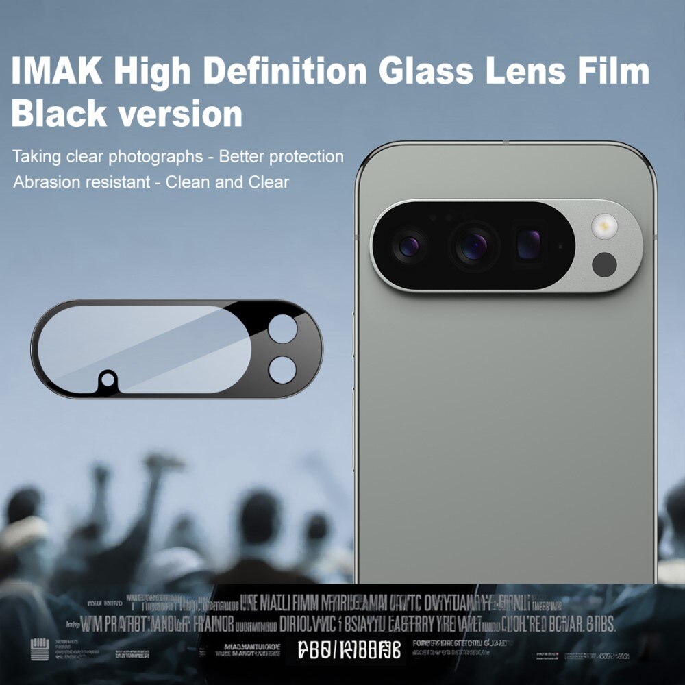 Härdat Glas 0.2mm Linsskydd Google Pixel 10 Pro XL Svart