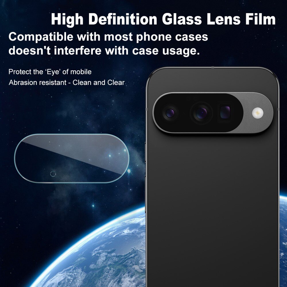 2-pack Härdat Glas Linsskydd Google Pixel 10 Genomskinlig