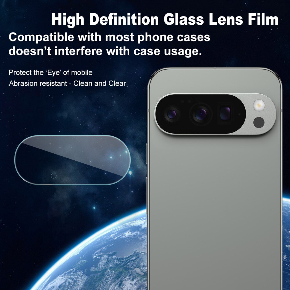 2-pack Härdat Glas Linsskydd Google Pixel 10 Pro XL Genomskinlig