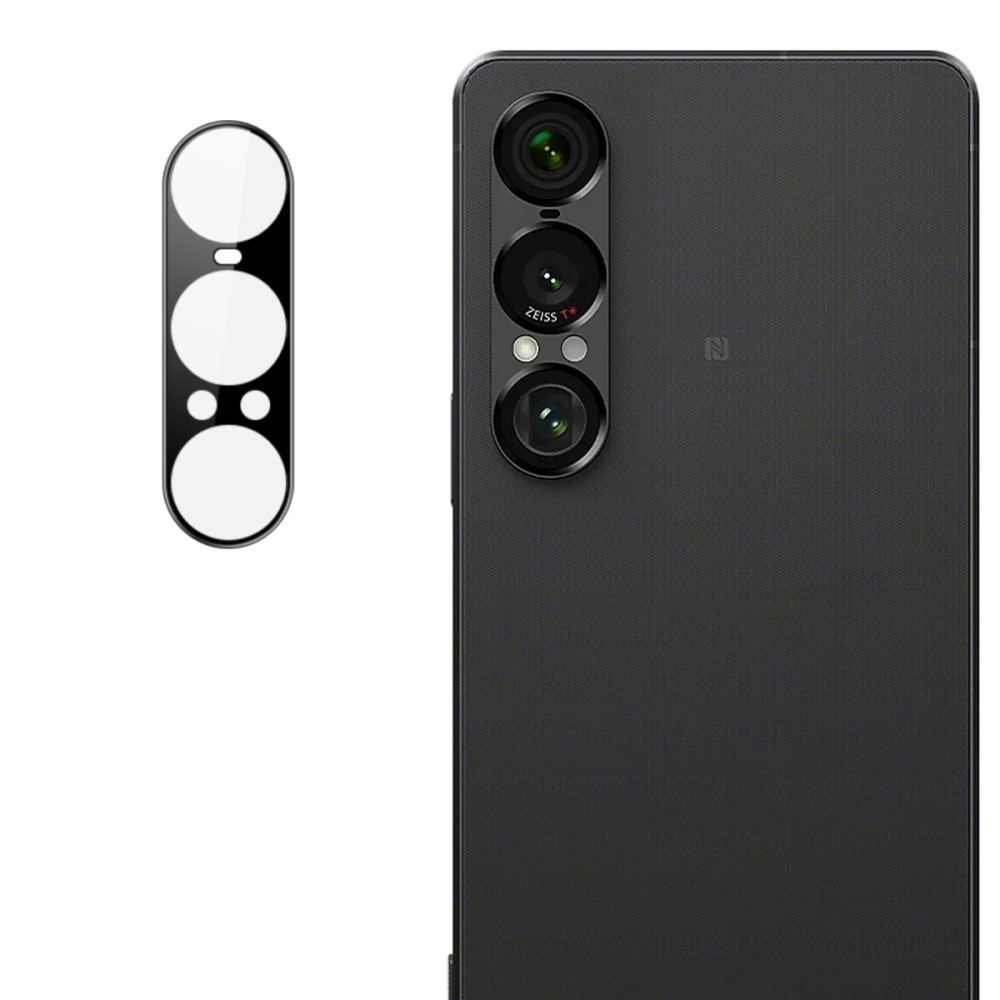 Härdat Glas 0.2mm Linsskydd Sony Xperia 1 VII Svart