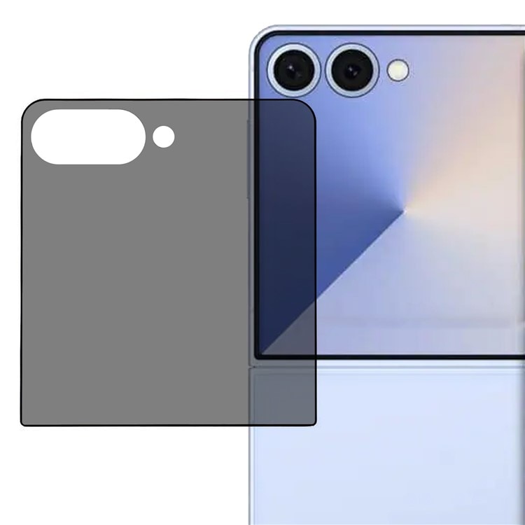 Privacy Härdat Glas Ytterskärmskydd Samsung Galaxy Z Flip 7