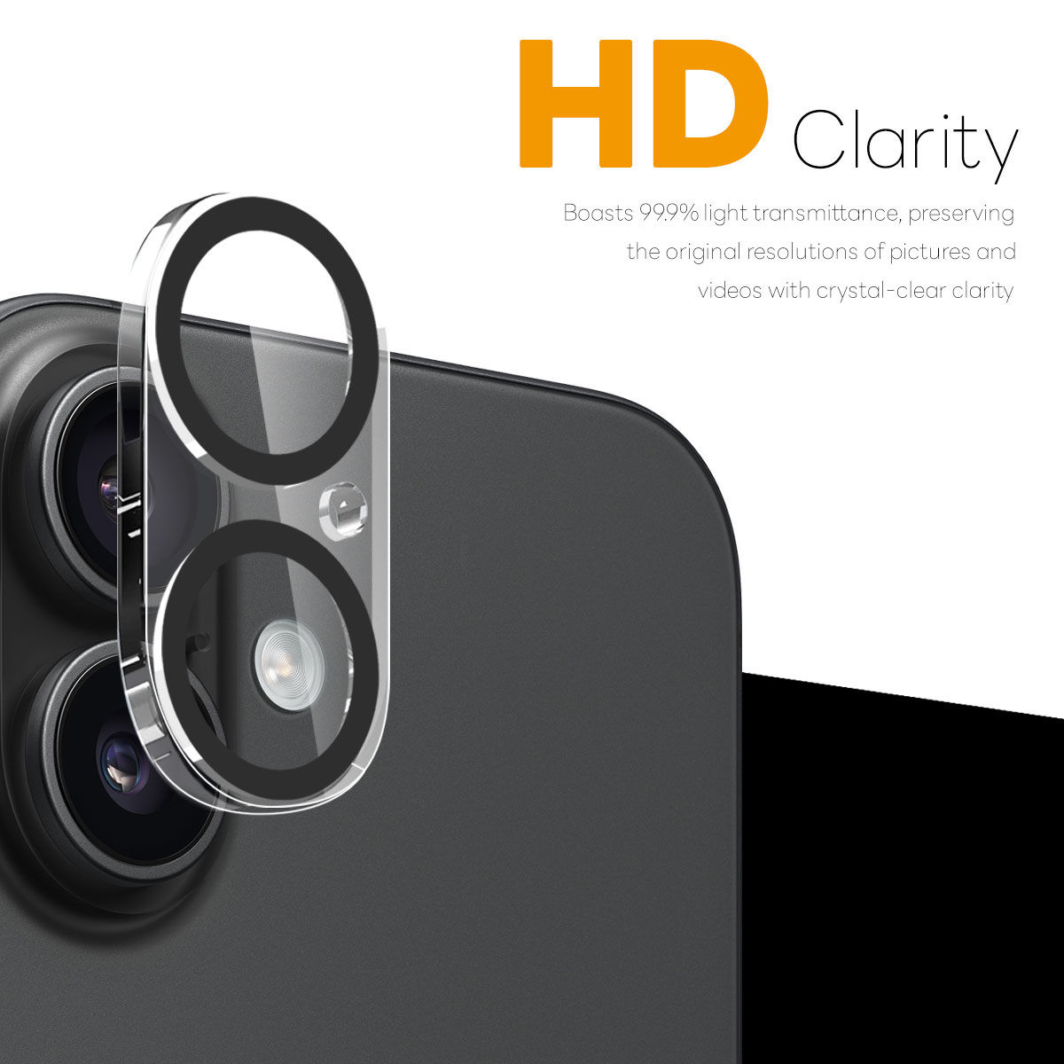 Kameraskydd Härdat Glas iPhone 17 (2-pack)