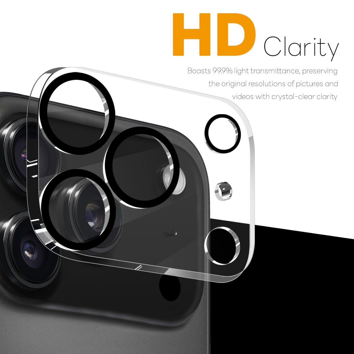 Kameraskydd Härdat Glas iPhone 17 Pro (2-pack)