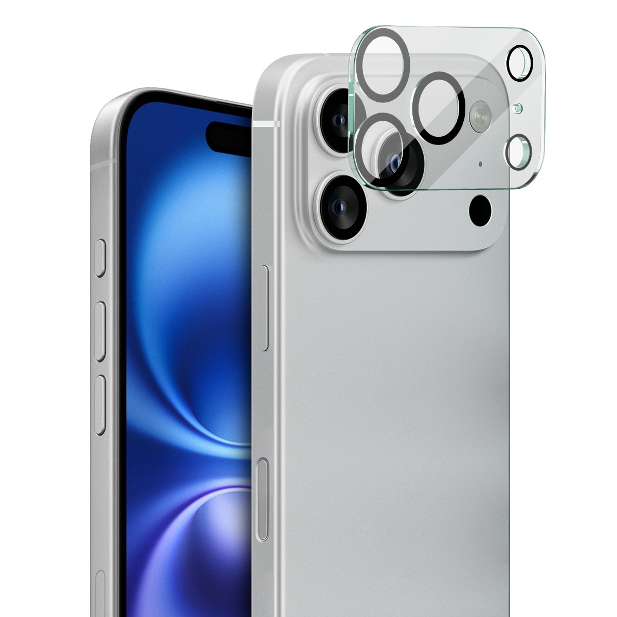 Härdat Glas 0.2mm Linsskydd iPhone 17 Pro Genomskinlig