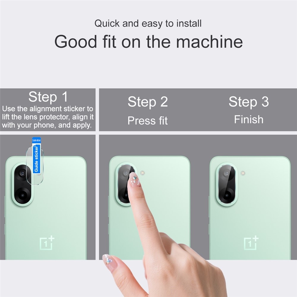 Härdat Glas 0.2mm Linsskydd  OnePlus Nord CE5 Genomskinlig