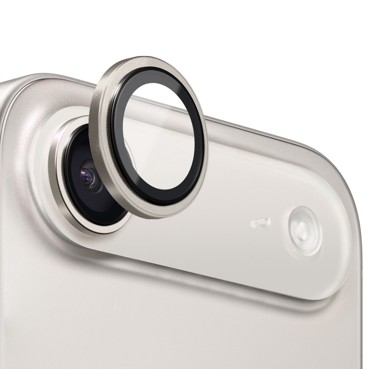 Linsskydd Härdat Glas Aluminium iPhone 17 Air Grå