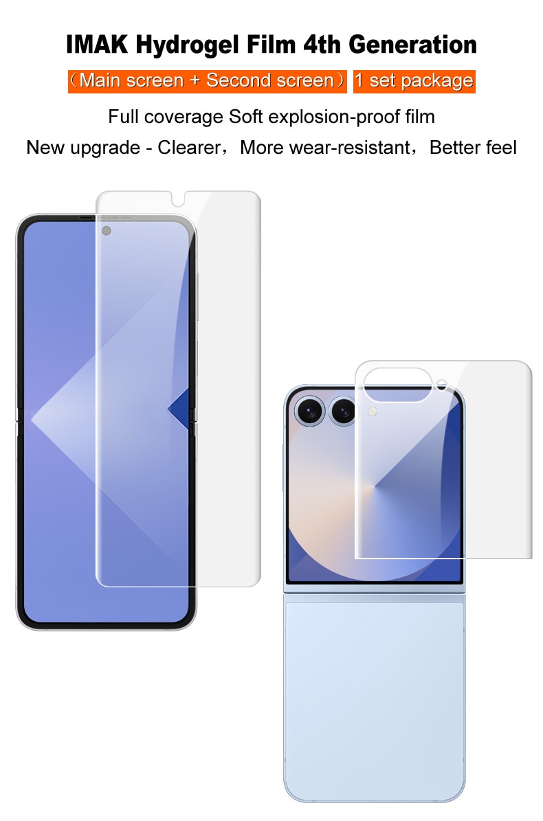 Hydrogel Film Heltäckande Samsung Galaxy Z Flip 7