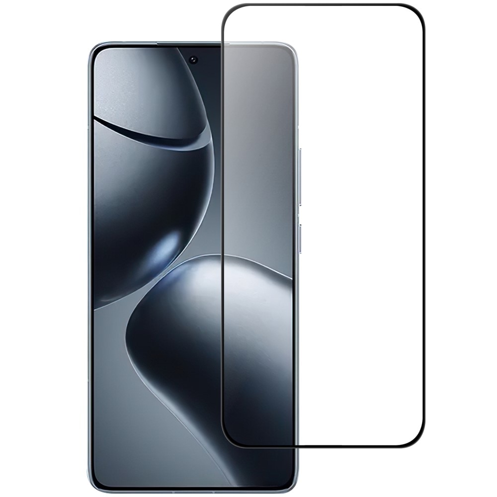 Heltäckande Härdat Glas Skärmskydd Xiaomi 15T svart