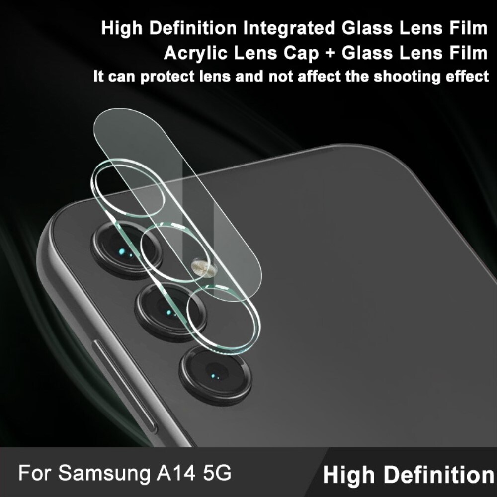 Härdat Glas 0.2mm Linsskydd Samsung Galaxy A14 Genomskinlig