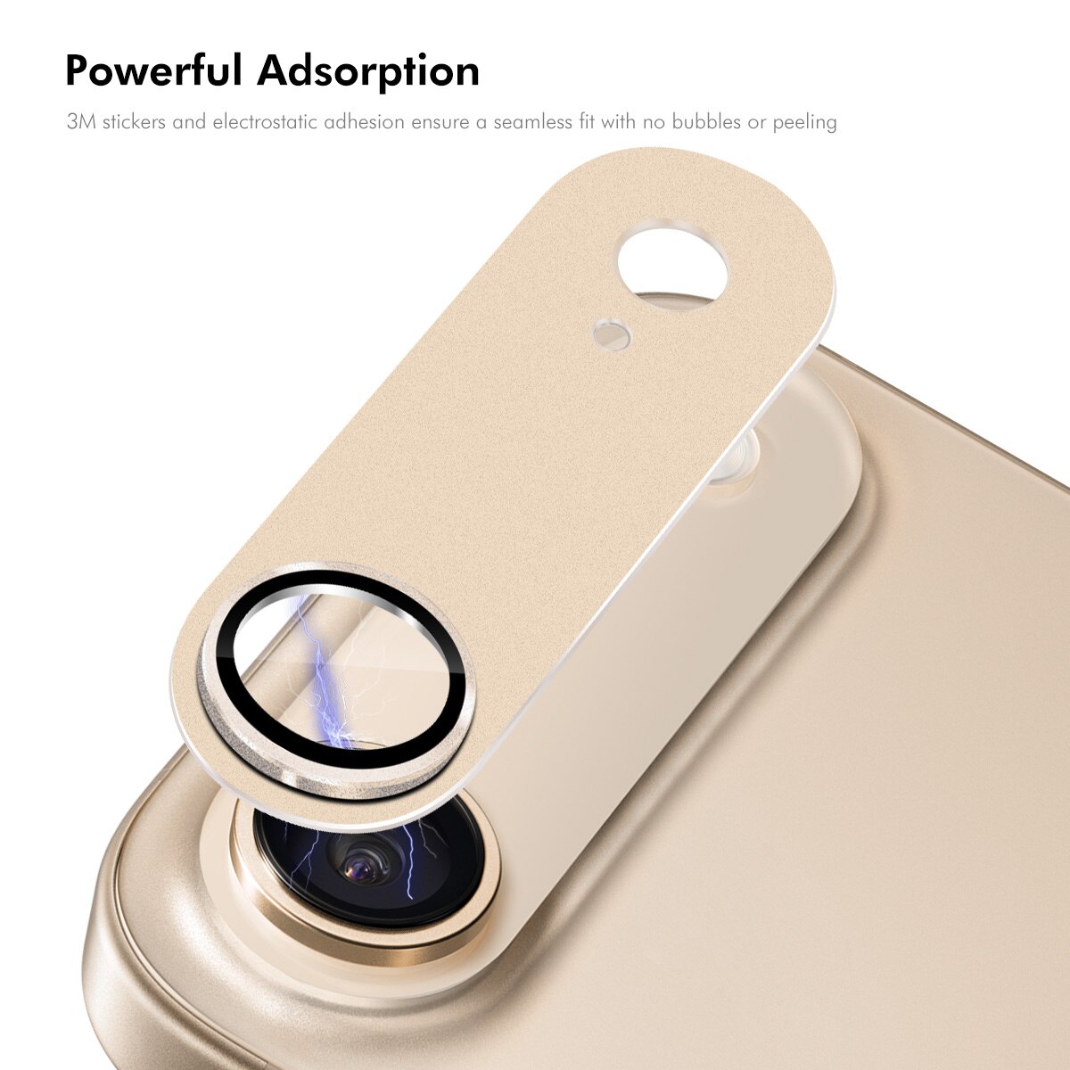 Kameraskydd Aluminium + Härdat Glas iPhone 17 Air Brun