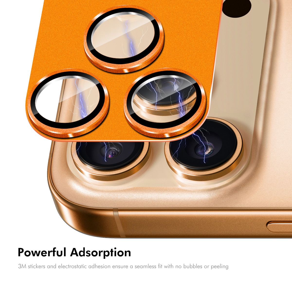 Kameraskydd Aluminium + Härdat Glas iPhone 17 Pro Brun