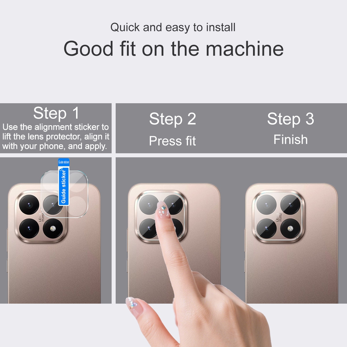 Härdat Glas 0.2mm Linsskydd Xiaomi 15T Genomskinlig