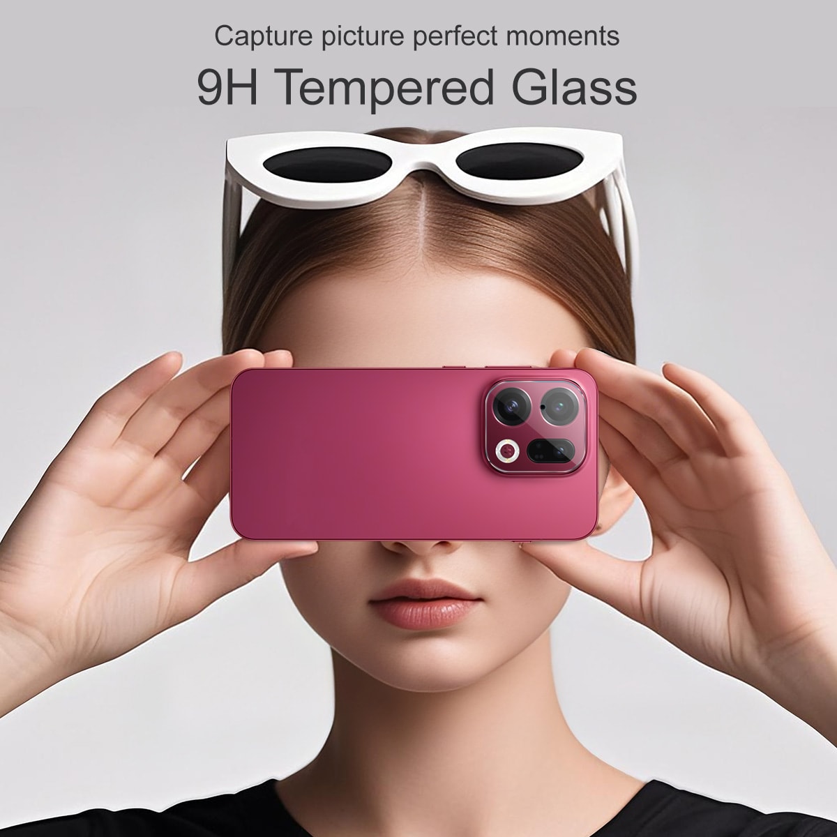 Härdat Glas 0.2mm Linsskydd Oppo Find X9 Genomskinlig