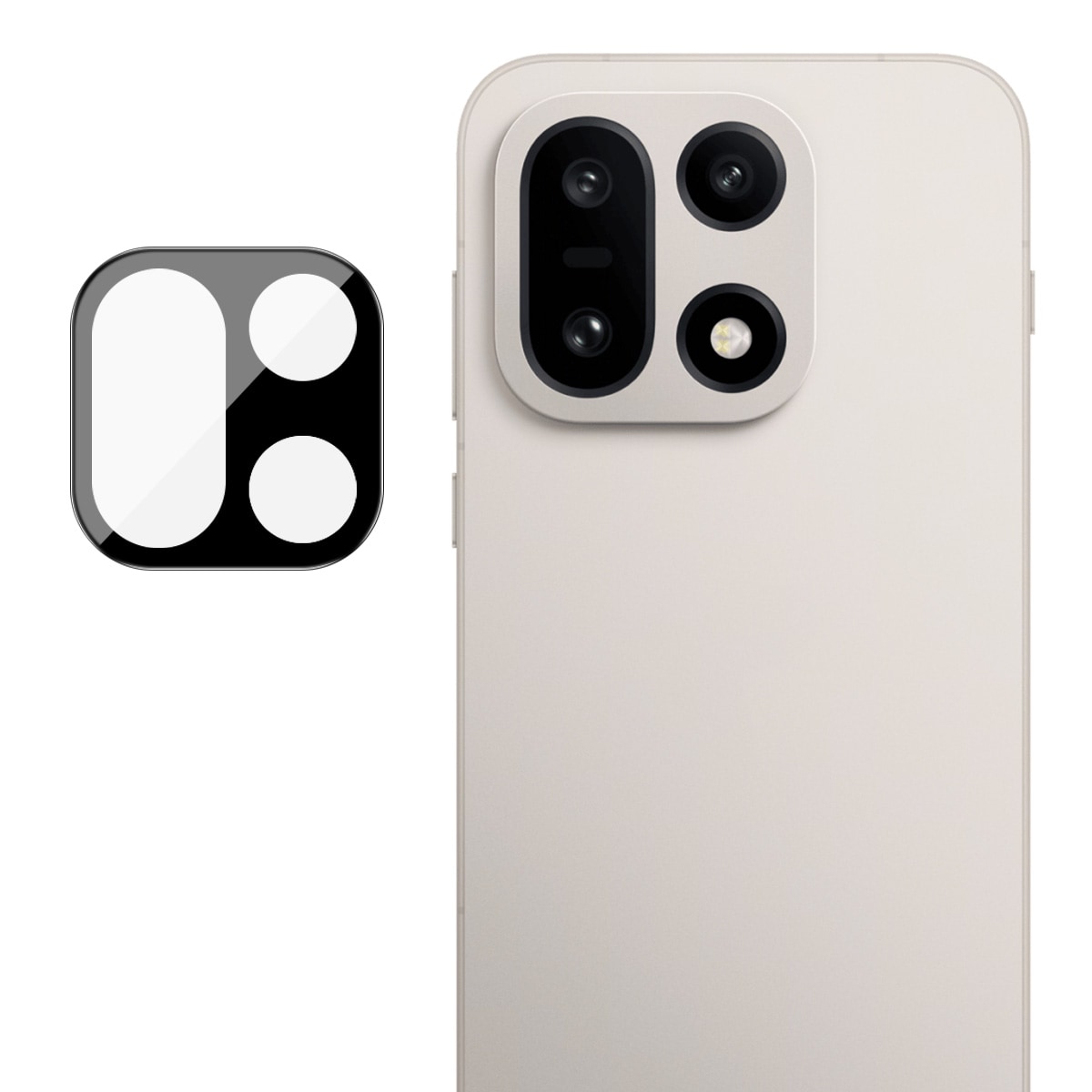 Härdat Glas 0.2mm Linsskydd  OnePlus 15 Svart