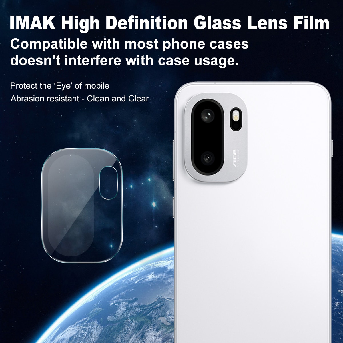 Härdat Glas 0.2mm Linsskydd  OnePlus 15R Genomskinlig