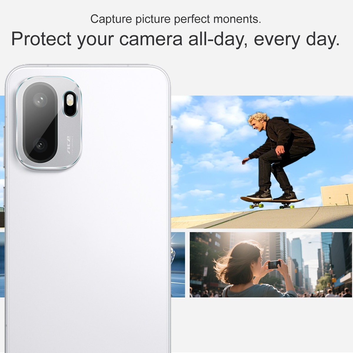 Härdat Glas 0.2mm Linsskydd  OnePlus 15R Genomskinlig