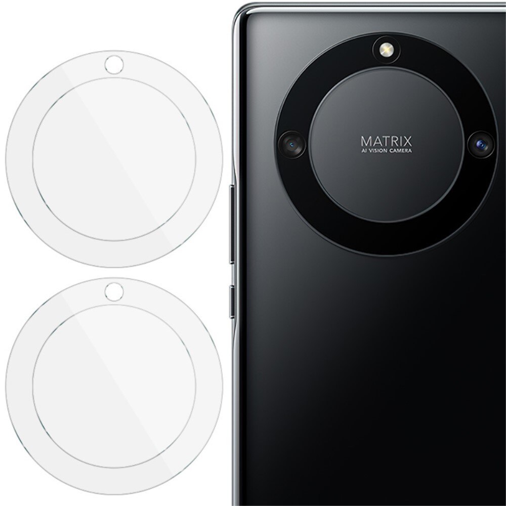 2-pack Härdat Glas Linsskydd Honor Magic5 Lite transparent