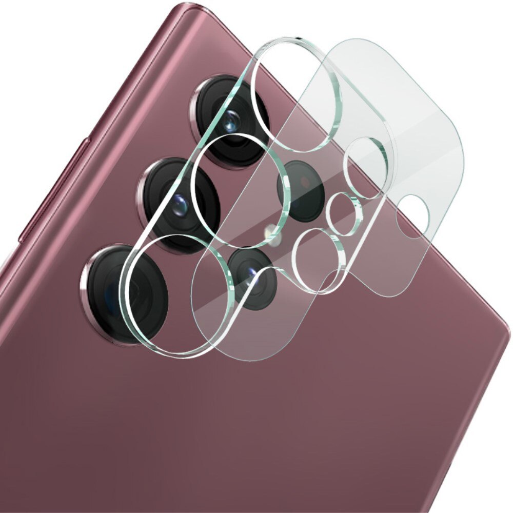 Härdat Glas 0.2mm Linsskydd Samsung Galaxy S23 Ultra Genomskinlig