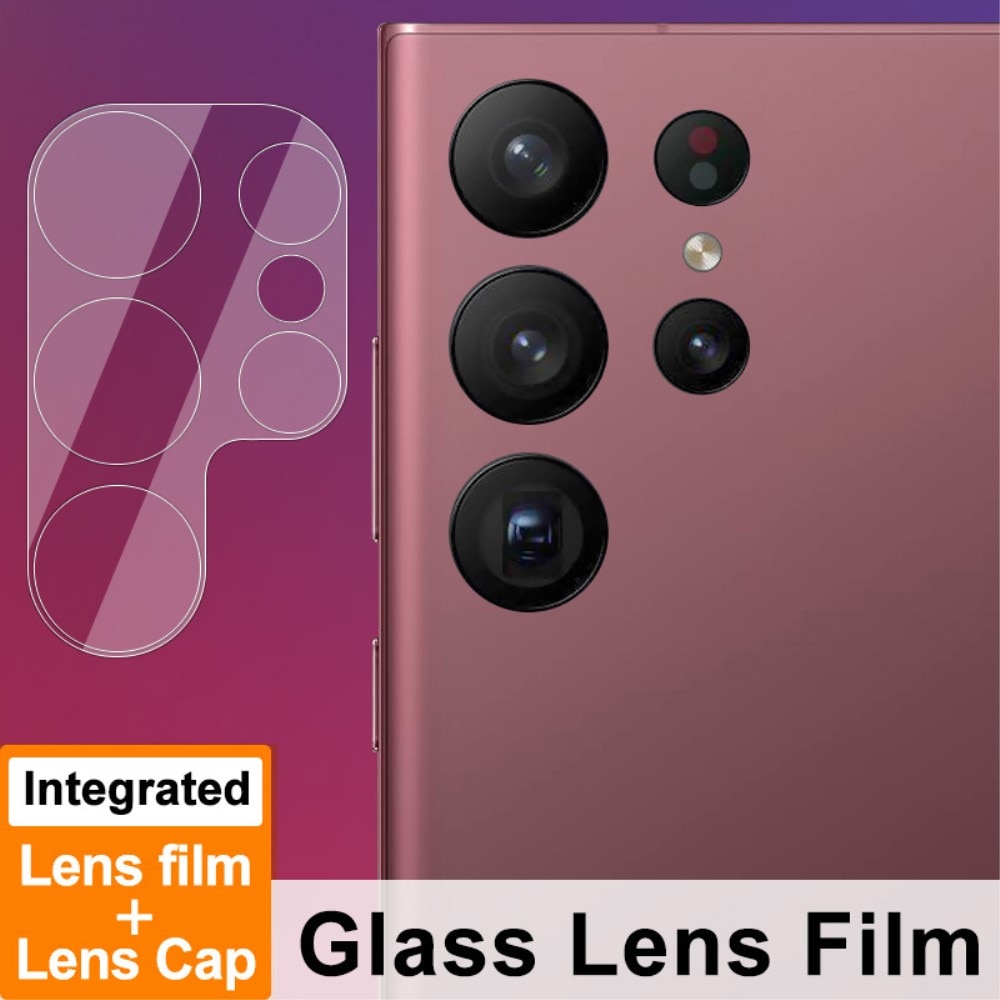 Härdat Glas 0.2mm Linsskydd Samsung Galaxy S23 Ultra Genomskinlig