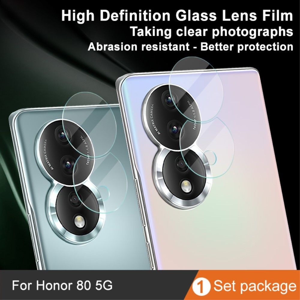 Härdat Glas 0.2mm Linsskydd  Honor 80 Genomskinlig