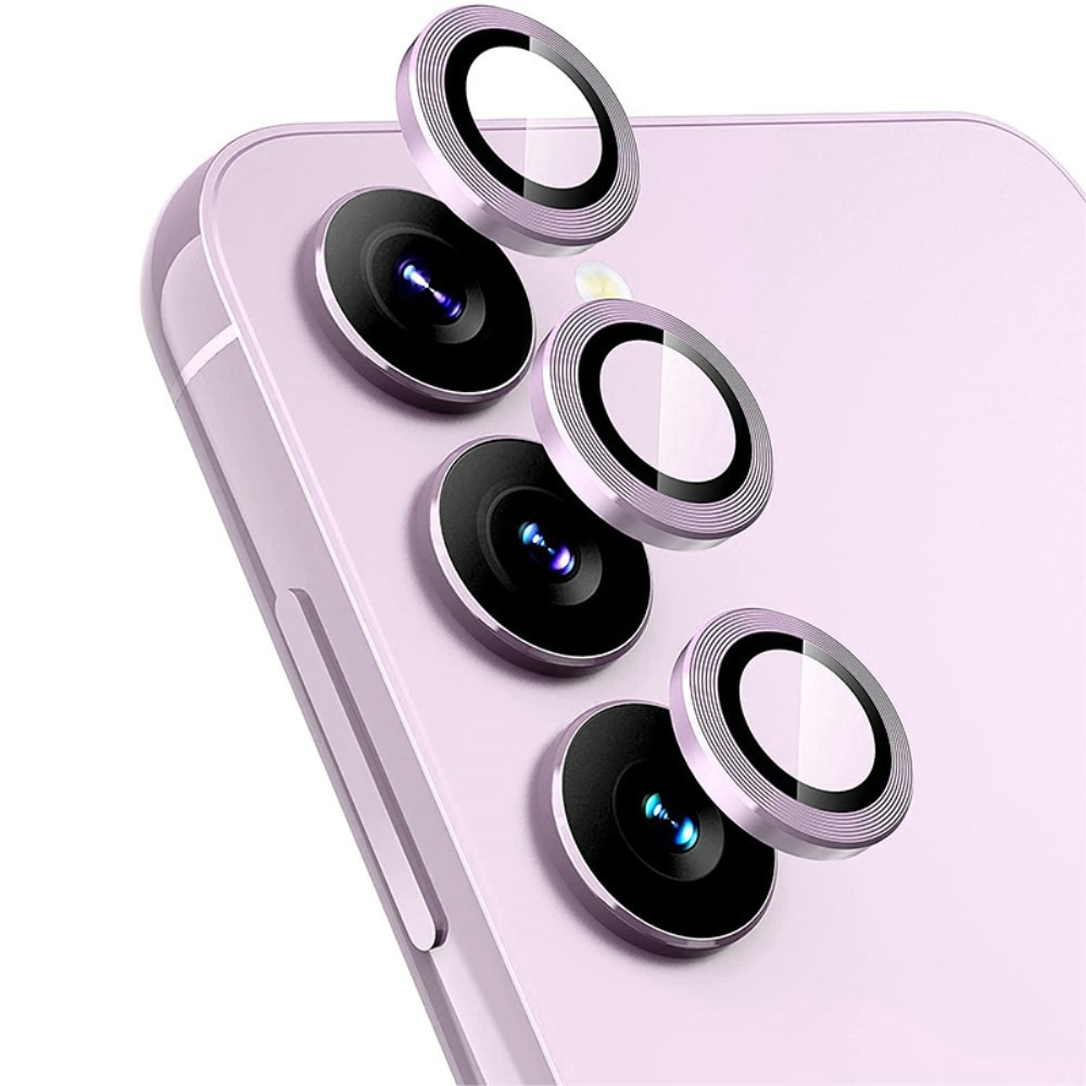 Linsskydd Aluminium + Härdat Glas Samsung Galaxy A24 rosa