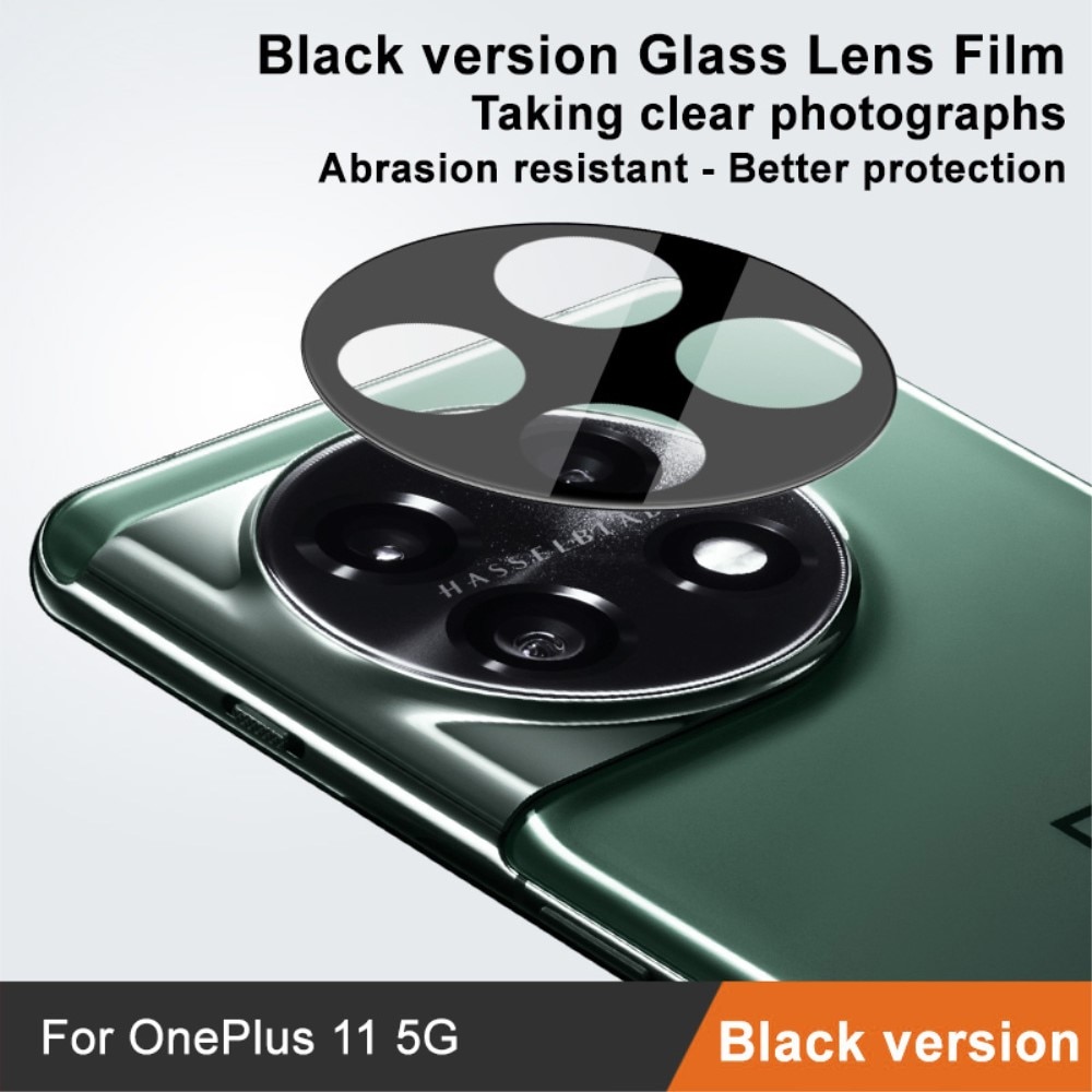 Härdat Glas 0.2mm Linsskydd OnePlus 11 svart