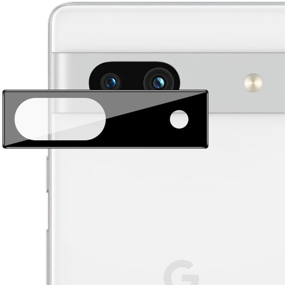 Härdat Glas 0.2mm Linsskydd Google Pixel 7a svart