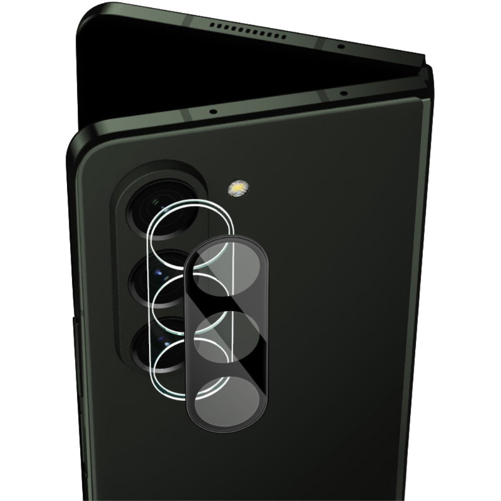Härdat Glas 0.2mm Linsskydd Samsung Galaxy Z Fold 5 svart