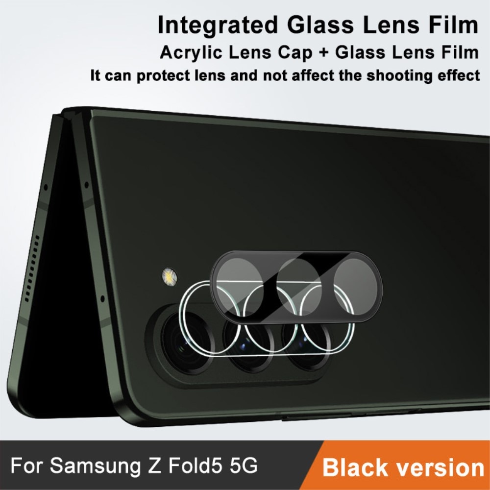 Härdat Glas 0.2mm Linsskydd Samsung Galaxy Z Fold 5 Svart
