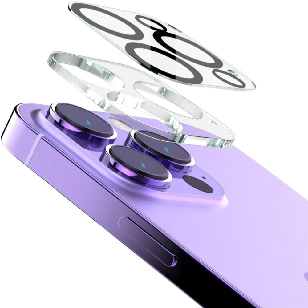 Härdat Glas 0.2mm Linsskydd iPhone 15 Pro transparent