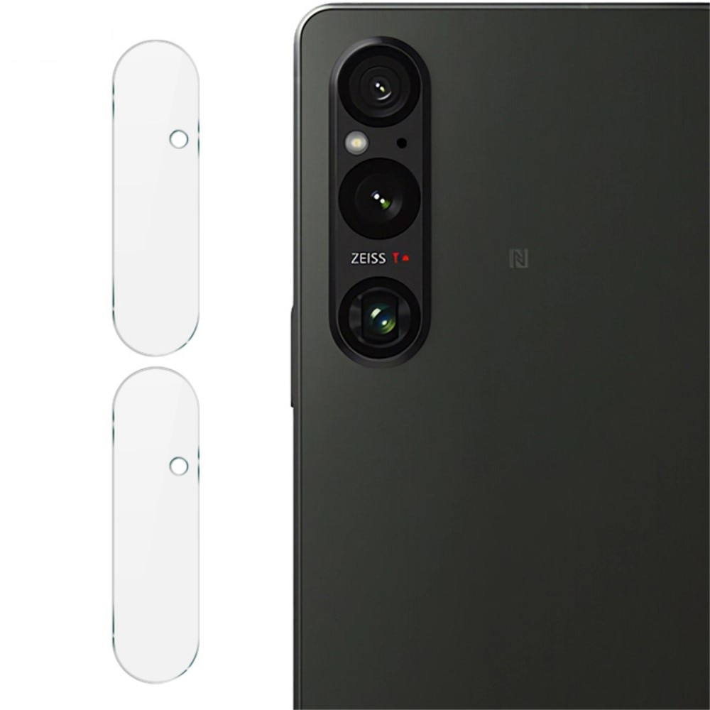 2-pack Härdat Glas Linsskydd Sony Xperia 1 V transparent