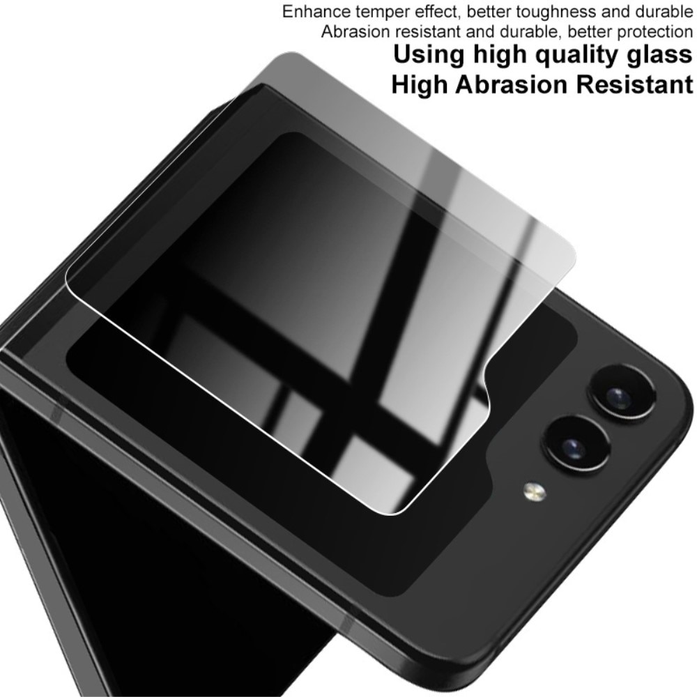 Privacy Härdat Glas Ytterskärmskydd Samsung Galaxy Z Flip 5