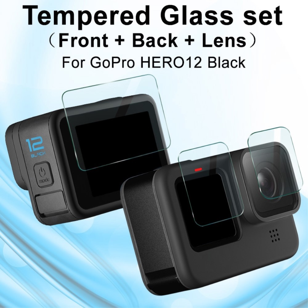 Heltäckande Härdat Glas GoPro HERO12 Black