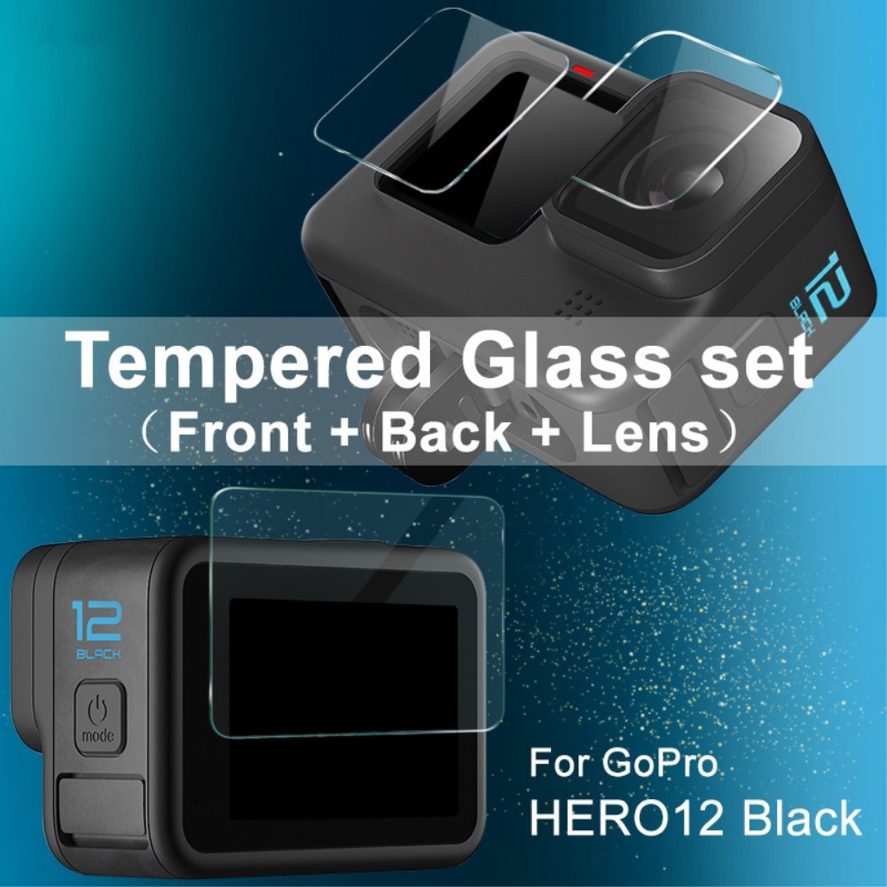 Heltäckande Härdat Glas GoPro HERO12 Black