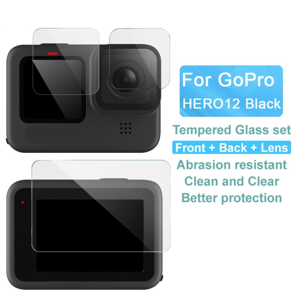 Heltäckande Härdat Glas GoPro HERO12 Black