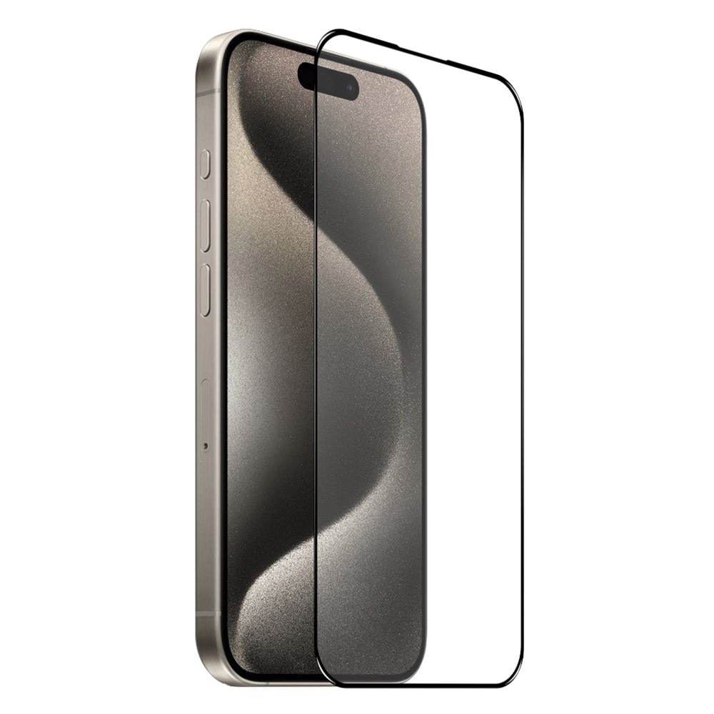 Heltäckande Skärmskydd Härdat Glas iPhone 15 Pro