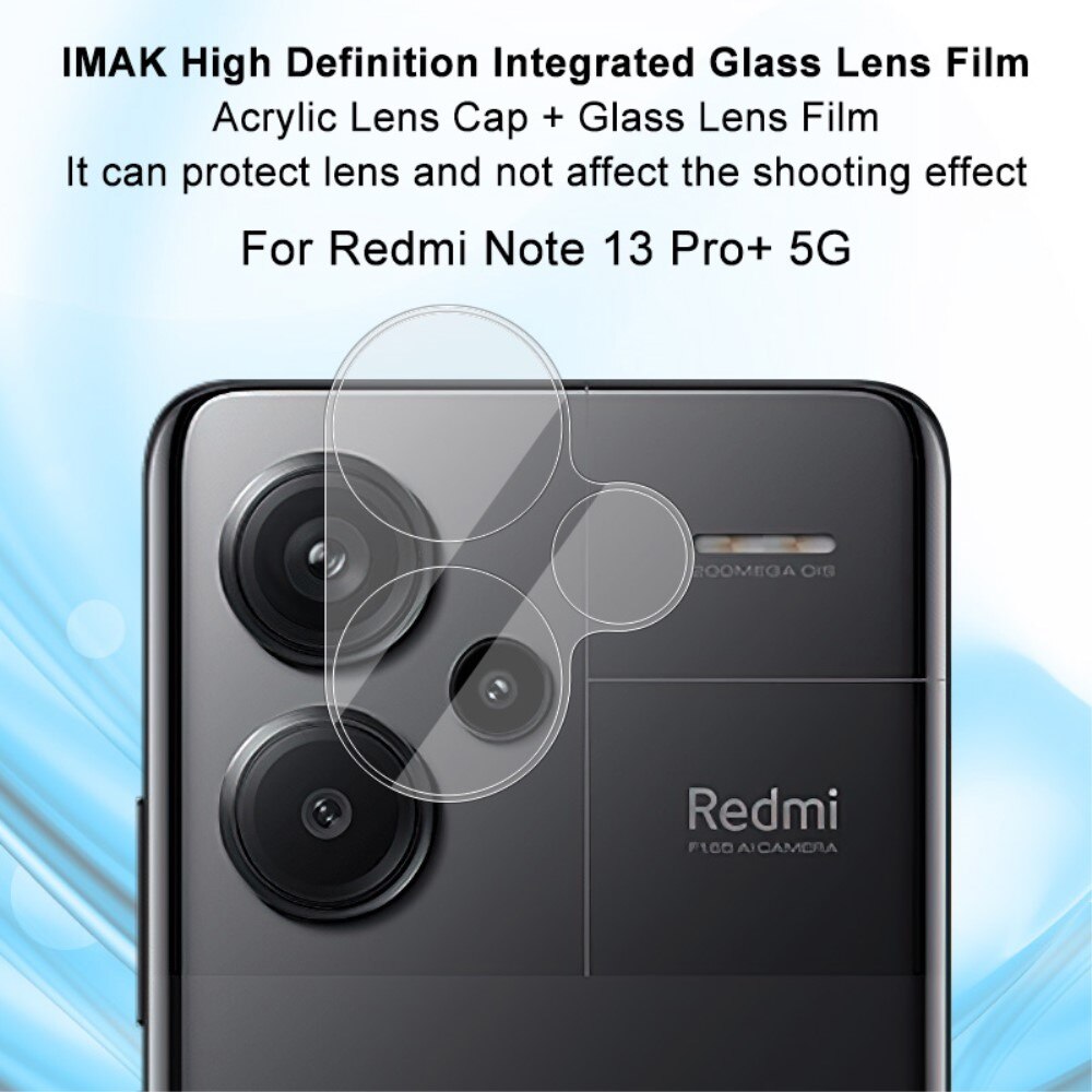 Härdat Glas 0.2mm Linsskydd Xiaomi Redmi Note 13 Pro Plus transparent