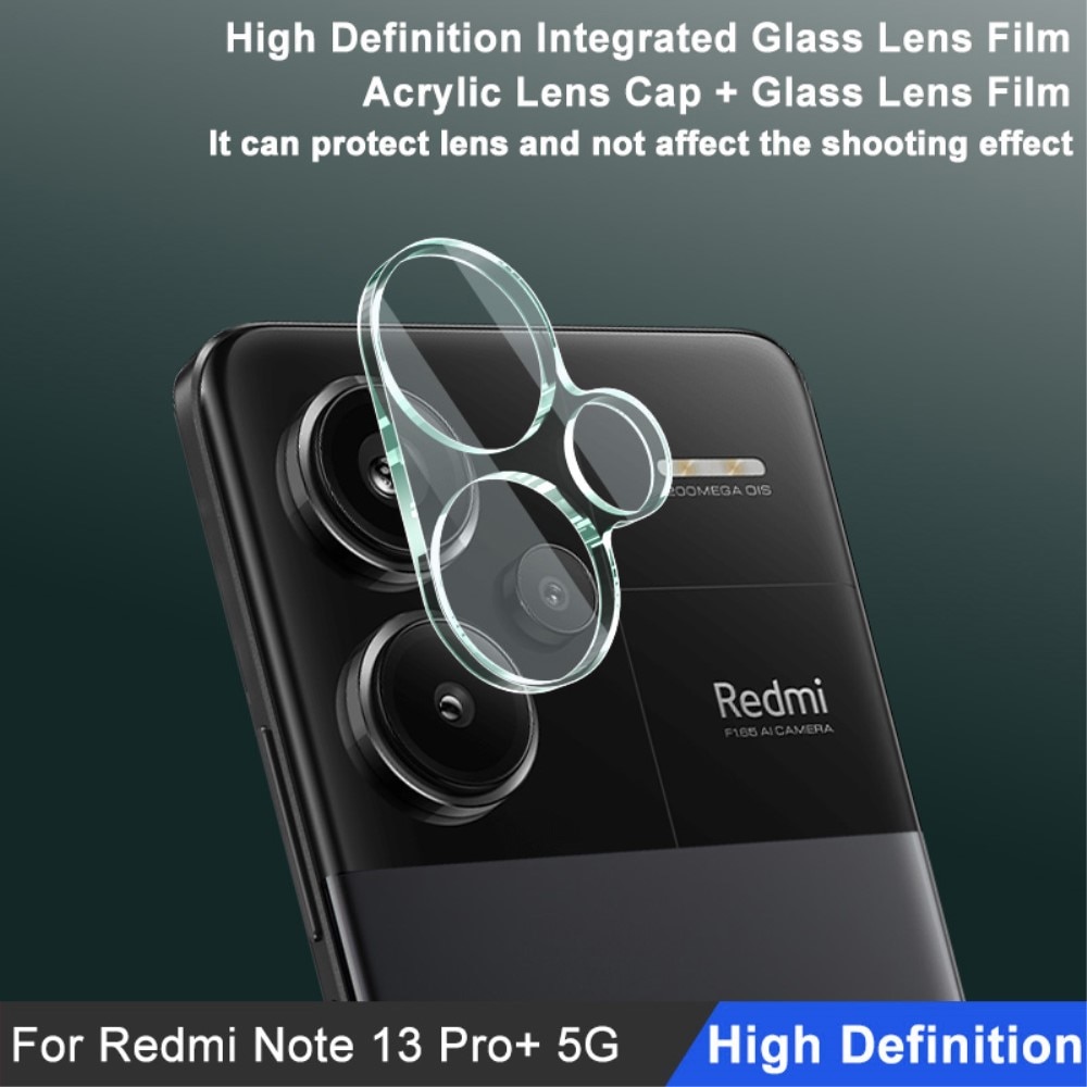 Härdat Glas 0.2mm Linsskydd Xiaomi Redmi Note 13 Pro Plus transparent