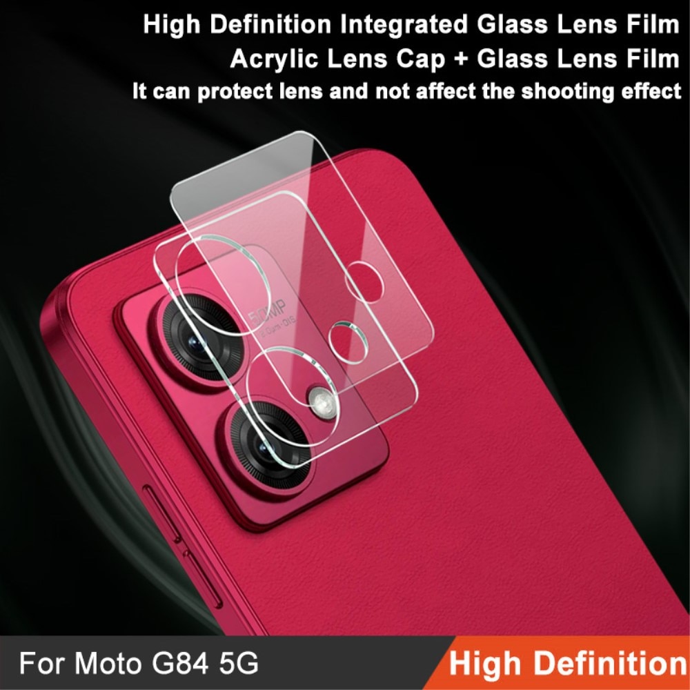 Härdat Glas 0.2mm Linsskydd Motorola Moto G84 transparent