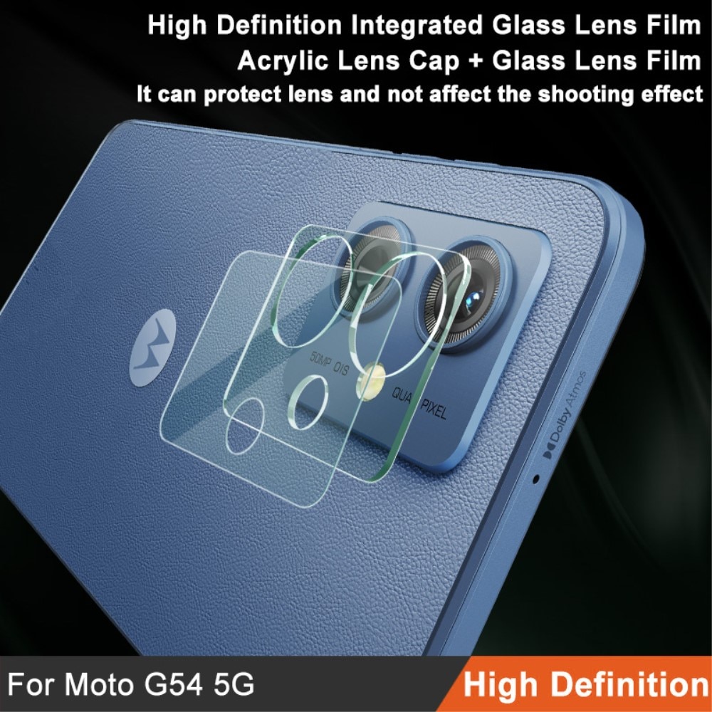 Härdat Glas 0.2mm Linsskydd Motorola Moto G54 transparent