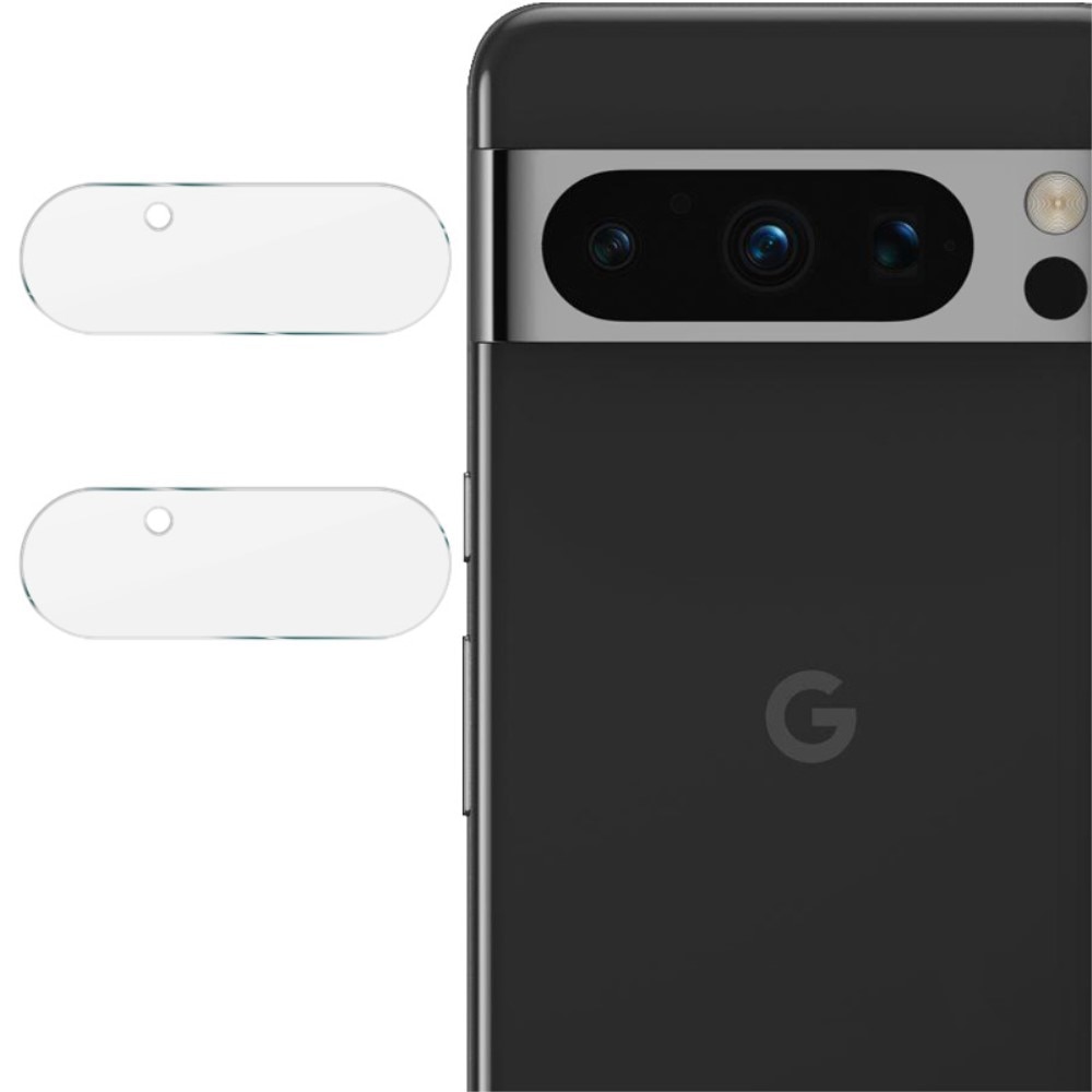 2-pack Härdat Glas Linsskydd Google Pixel 8 Pro transparent