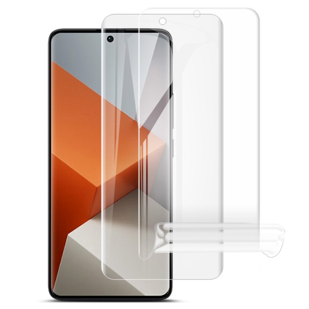 Hydrogel Film Heltäckande Xiaomi Redmi Note 13 Pro Plus (2-pack)