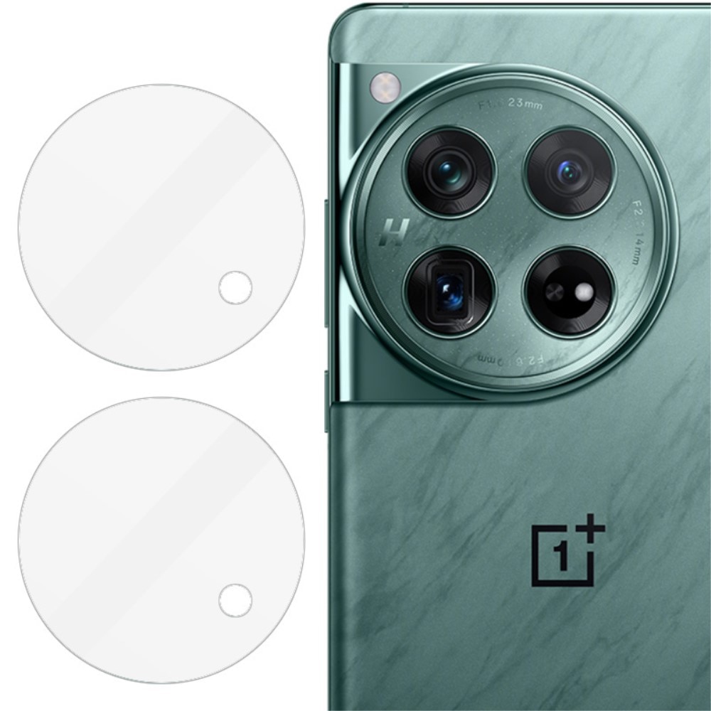 2-pack Härdat Glas Linsskydd OnePlus 12 transparent